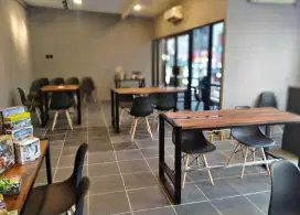 Bogor Furniture Meja Cafe Industrial Retro Termurah 190×60×100
