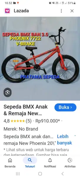 Bmx baru ban gede