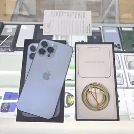 Second Apple IPhone 13 Pro Max 128GB Sierra Blue Ex IBOX Mulus Fullset
