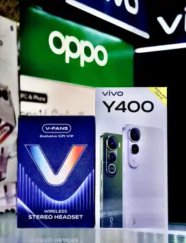 Vivo Y400 16/256 New Segel Garansi Resmi Vivo Free TWS Gratis COD !!