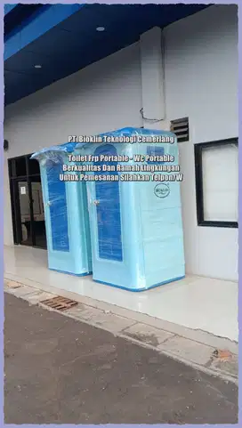 Toilet Umum, Toilet Fiberglass, Toilet  Portable, Anti Penuh dan Siap