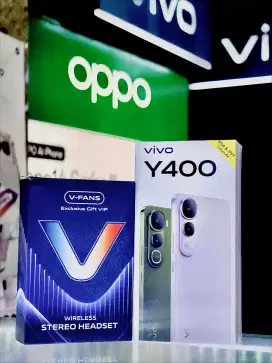Vivo Y400 16/256 New Segel Garansi Resmi Vivo Free TWS Gratis COD !!