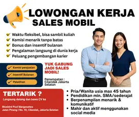 Sales Mobil ex Bluebird