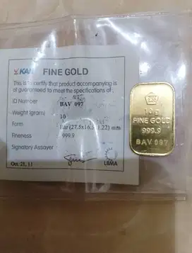 Emas Antam 10 Gram - 5 Gram