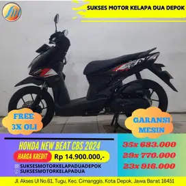 HONDA NEW BEAT CBS 2024 CASH/KREDIT SYARAT MUDAH KTP/KK