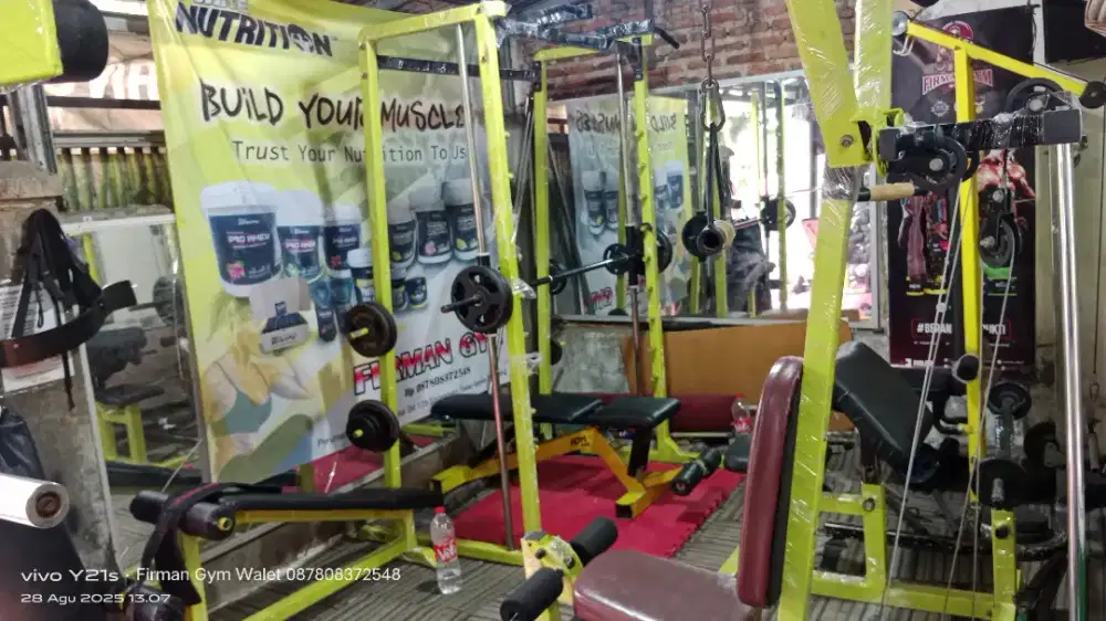 Jual alat gym fullset siap usaha, tidak di ecer borongan saja