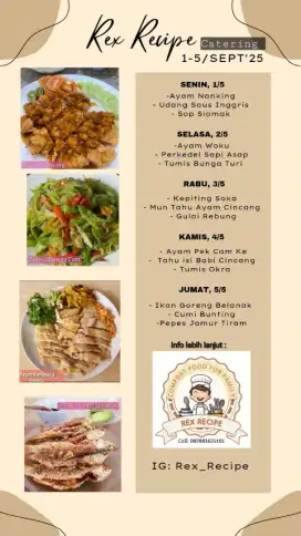Catering REX untuk segala Acara
