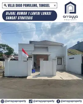 DIJUAL RUMAH 1 LANTAI DI VILLA PAMULANG TANGSEL.HR37.