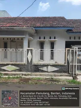 Dijual Rumah di Pamulang Permai Jl Benda Barat, Pondok Benda Barat