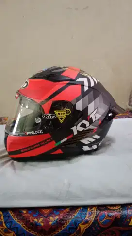 Bismillahirrahmanirrahim, helm full face KYT falcon 2FR