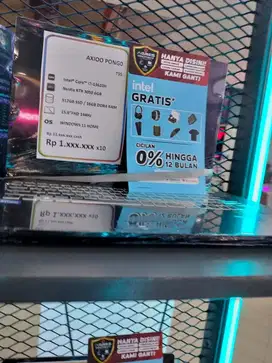 AXIOO PONG0 promo cicilan tanpa dp