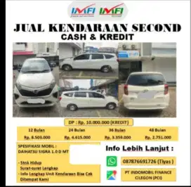 Unit Daihatsu Sigra 1.0 D MT Tahun 2024