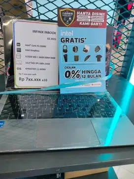 INFINIX INBOOK promo cicilan tanpa dp