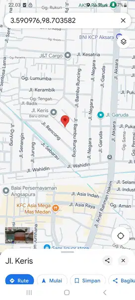 Rumah Jalan Keris (Wahidin ) 2.5Lantai siap huni SHM jual murah