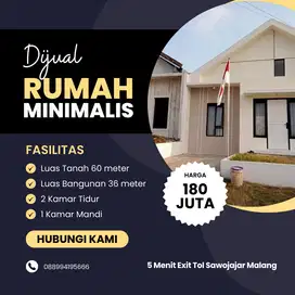 Rumah Subsidi Kota Malang 100 Jutaan Saja
