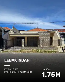 Rumah Lebak Indah STRATEGIS SIAP HUNI ROW 3 MOBIL