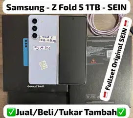 Samsung Zfold 5 1 TB Icy Blue Resmi sein