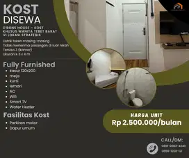 D'Bons House – Kost Khusus Wanita Lokasi strategis