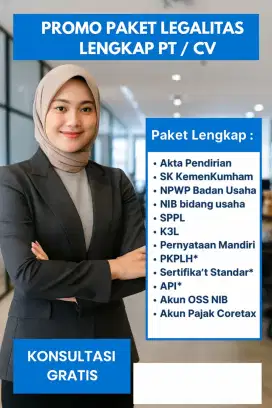 Perlengkapan Usaha Kantor PT Legal Lengkap