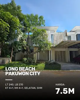 Rumah Long Beach Pakuwon City NEW MINIMALIS SIAP HUNI FURNISH