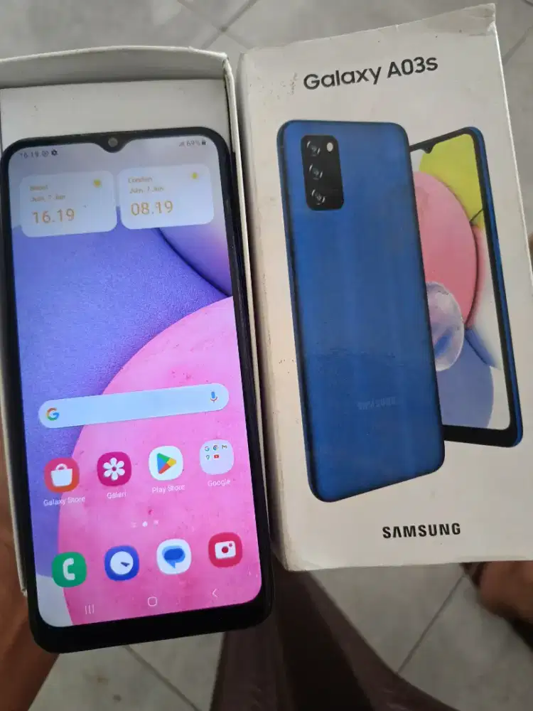 SAMSUNG GALAXY A03S LENGKAP