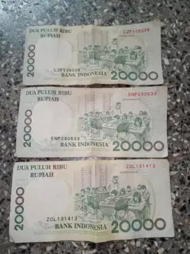 uang lama 20.000 seri cantik/barter