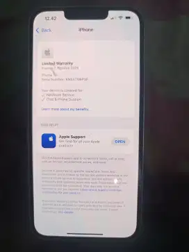 iPhone 13 baru 1 bulan dan garansi