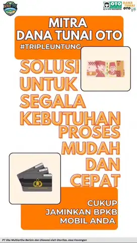Dana Tunai OTO Cabang Cempaka Mas