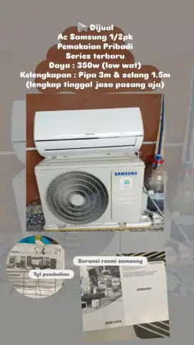 DI JUAL AC SAMSUNG 1/2 PK
