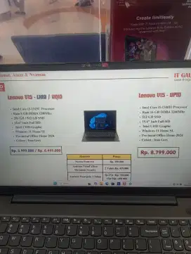 Lenovo V15 - UPID (bisa dicicil guys)