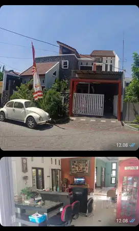 Rumah gayungsari barat dijual murah lokasi dekat masjid agung al akbar