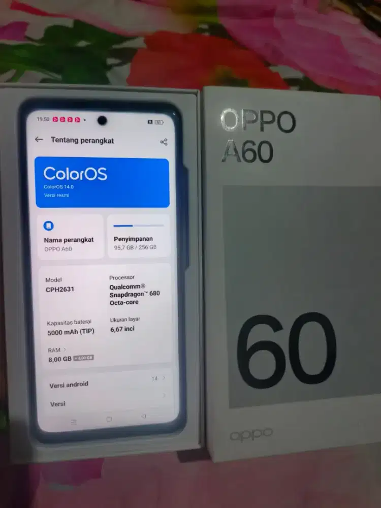 Oppo A60 ORI Ram 8/256