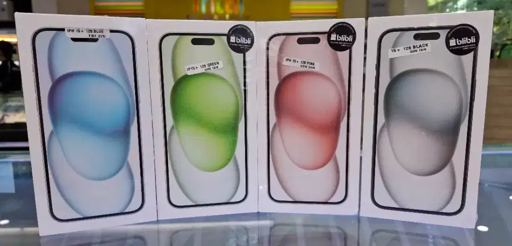 Kredit Iphone 15 Plus 128Gb Resmi Free Holder Bunga 0%