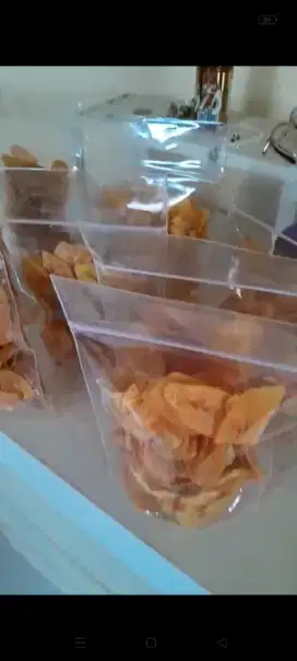 jual kripik pisang kepok dan nangka