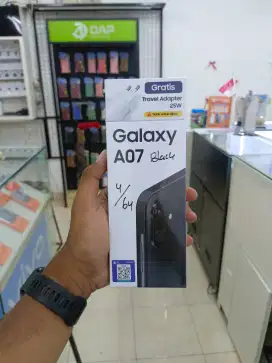 Samsung a07 4/64 new garansi resmi sein 1 tahun