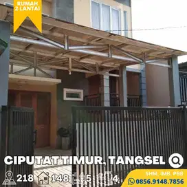 Rumah dijual Murah 2,5 Lantai, Ciputat, TangSel 15 menit Pondok Indah