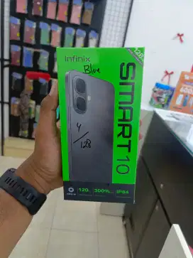 Infinix smart 10 4/128 garansi resmi 1 tahun