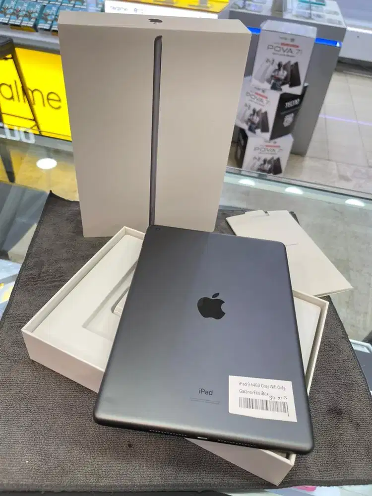 Ipad 9 64gb Grey ex ibox fullset bh91%