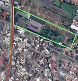 Jual Tanah Komersial Lokasi Bagus Nol Jalan Raya Blimbing Malang