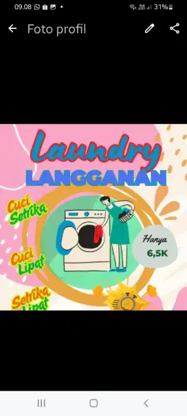 Karyawan laundry