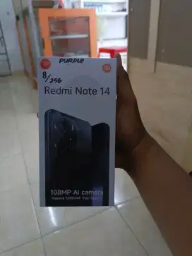 Redmi note 14 8/256 new garansi resmi 15 bulan