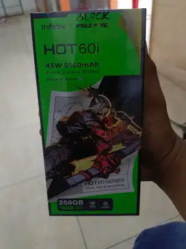 Infinix hot 60i 8/256 new garansi resmi 1 tahun