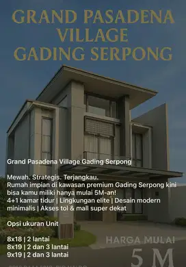 GRAND PASADENA VILLAGE GADING SERPONG