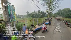 Tanah Strategis -Jl Ry Benda Merak - Sebelah Kantor Desa & Pasar