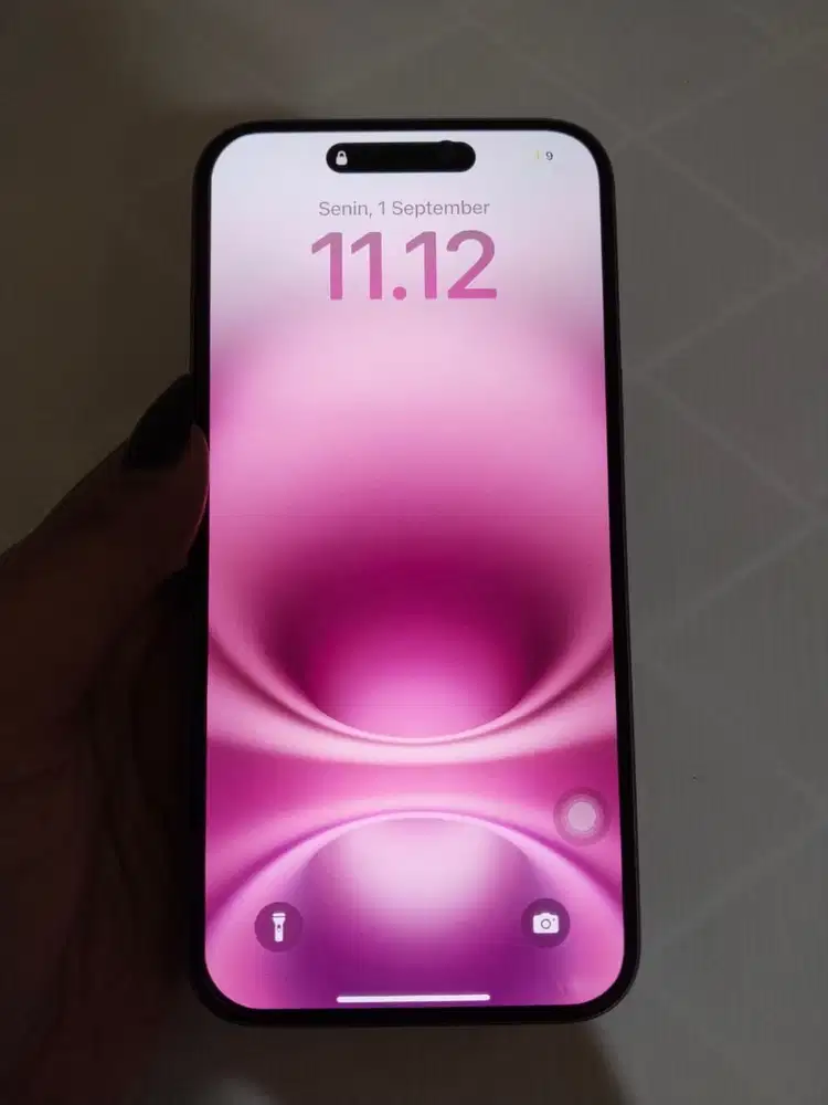 (DIJUAL CEPAT) Iphone 16 Plus Warna Pink 128 GB Ex Ibox