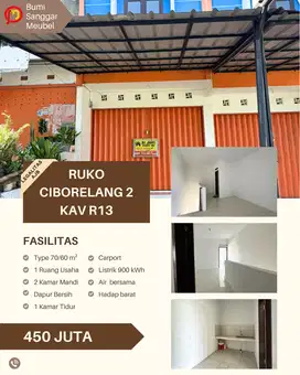 Ruko Strategis di BSM Ciborelang 2 Cinunuk