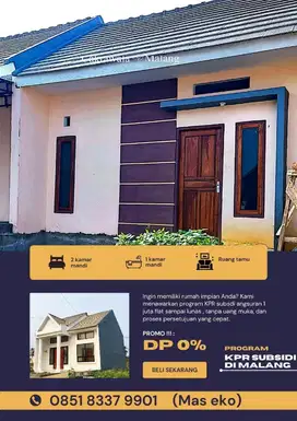Rumah Bernuansa Villa di Lingkungan Asri Malang