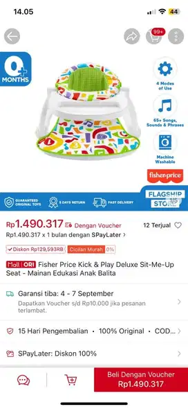 Fisher Price Kick & Play