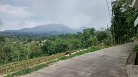 Tanah banjaran bandung pinggir jalan hadap 2 muka cocok utk Villa