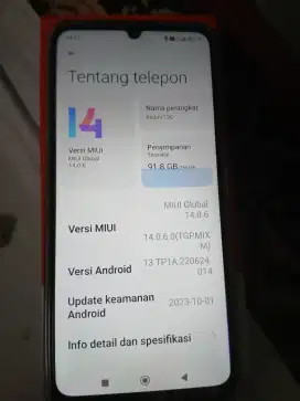 Dijual hp xiaomi redmi 13 C ram 8/256